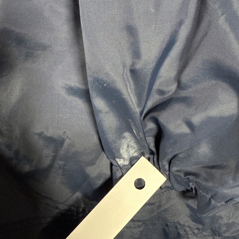 Nike Windbreaker Jacket Mens Med Half Zip Back Swoosh White Tag Read - Picture 3 of 15